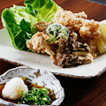 揚げ物：佐賀県 ありた鶏モモ肉の唐揚げ 柚子胡椒ポン酢