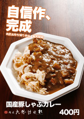 国産豚しゃぶカレー